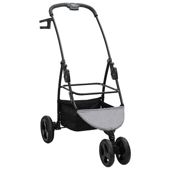 Opvouwbare Huisdierenwagen Verstelbaar Grijs 78 x 54 x 101 cm 5