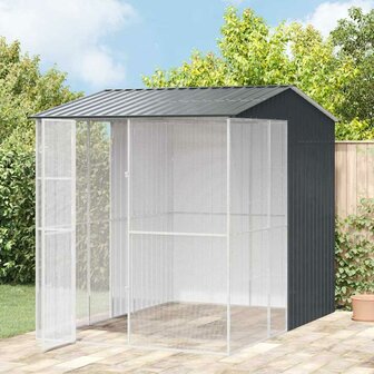 Vogelkooi Antraciet 215 x 310 x 247 cm Gegalvaniseerd staal 3