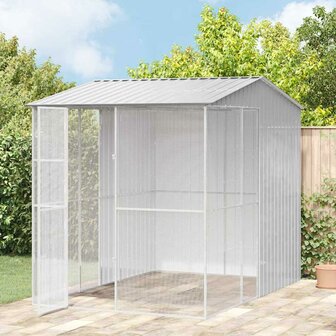 Vogelkooi Grijs 215 x 310 x 247 cm Gegalvaniseerd staal 3
