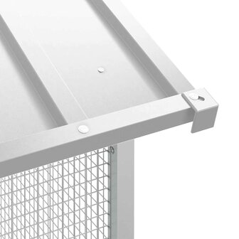 Vogelkooi Grijs 215 x 310 x 247 cm Gegalvaniseerd staal 9