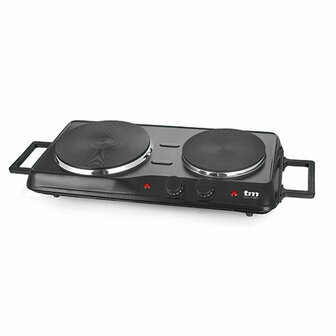 Elektrische Kookplaat TM Electron Wit 1000 W 1500 W 2500 W 1