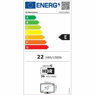 Smart TV LG 27ART10AKPL.AEUW 27&quot; 3