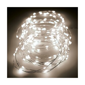 LED lichtsnoer Lumineo 12 m Zilverkleurig Warm wit 2