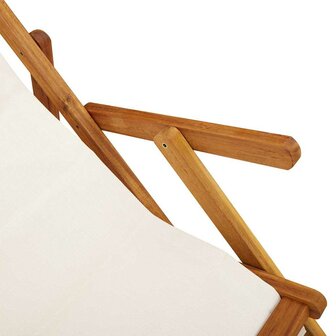 Strandstoel 2 pcs Bruin 61.5 x 123 x 82cm Massief acaciahout 8