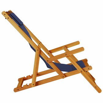 Strandstoel 2 pcs Bruin 61.5 x 123 x 82cm Massief acaciahout 5