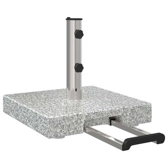Parasolvoet Grijs 41 x 41 x 37 cm Graniet 2