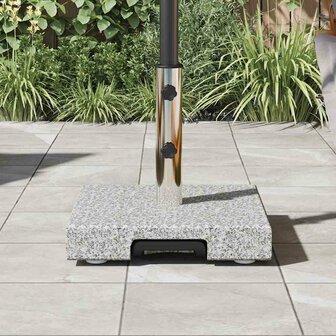 Parasolvoet Grijs 41 x 41 x 37 cm Graniet 4