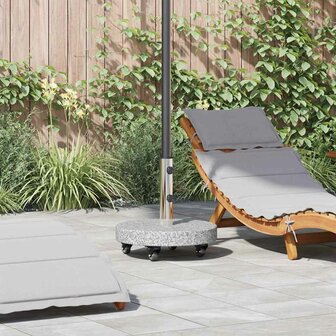 Parasolvoet Grijs 45 x 45 x 45 cm Graniet 1