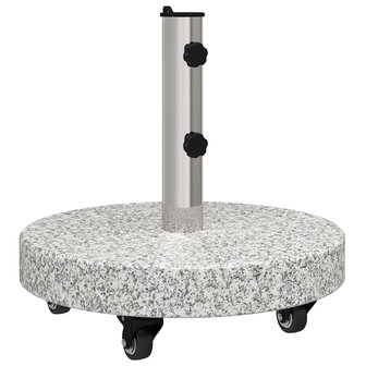 Parasolvoet Grijs 45 x 45 x 45 cm Graniet 2
