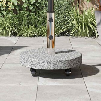 Parasolvoet Grijs 45 x 45 x 45 cm Graniet 4