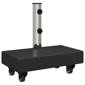 Parasolvoet Zwart 45 x 25 x 45 cm Graniet, staal 2