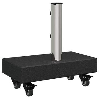 Parasolvoet Zwart 45 x 25 x 45 cm Graniet, staal 7