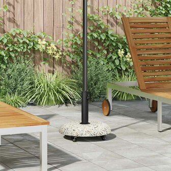 Parasolvoet Multikleur en Zwart 45 x 45 x 40 cm Beton en Metaal 1