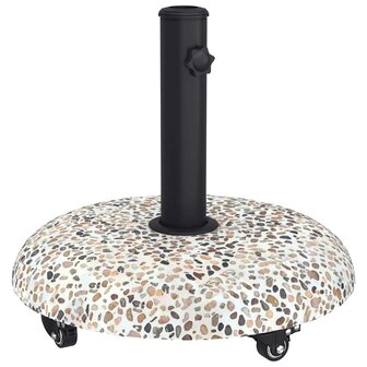 Parasolvoet Multikleur en Zwart 45 x 45 x 40 cm Beton en Metaal 2
