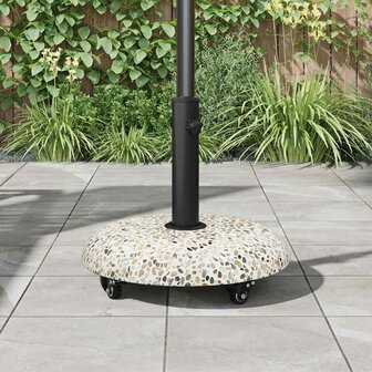 Parasolvoet Multikleur en Zwart 45 x 45 x 40 cm Beton en Metaal 4