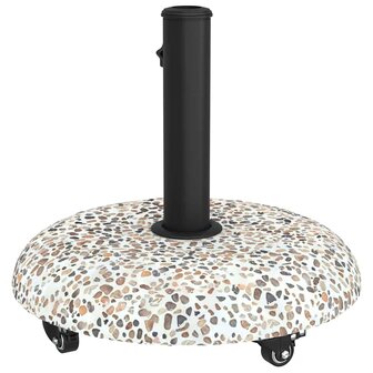 Parasolvoet Multikleur en Zwart 45 x 45 x 40 cm Beton en Metaal 7