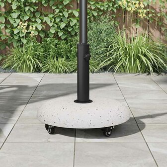 Parasolvoet Wit en zwart 45 x 45 x 40 cm Beton en Metaal 4