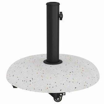 Parasolvoet Wit en zwart 45 x 45 x 40 cm Beton en Metaal 6