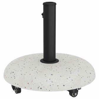 Parasolvoet Wit en zwart 45 x 45 x 40 cm Beton en Metaal 7