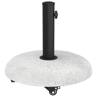 Parasolvoet Lichtgrijs en zwart 45 x 45 x 40 cm Beton en Metaal 6