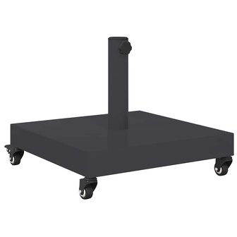 Buiten Parasolvoet Donkergrijs 45 x 45 x 31.5 cm Staal, Beton 2