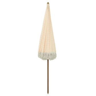 Parasol Geel en Wit &Oslash; 205 x 209 cm Staal 4