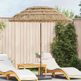 Strandparasol Bruin &Oslash; 160 x 196 cm Staal 1
