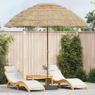 Strandparasol Bruin &Oslash; 265 x 267 cm Staal 1