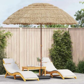 Strandparasol Bruin &Oslash; 265 x 267 cm Staal 1