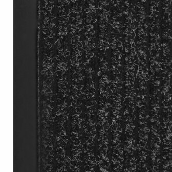 Deurmat 60x80 cm gestreept antracietkleurig 3