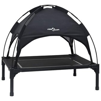 Hondenbed Zwart m Staal 2