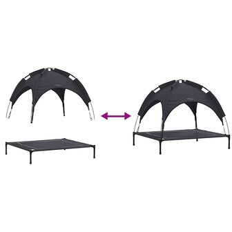 Hondenbed Zwart xl Staal 9