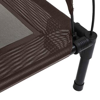 Hondenbed Bruin m Staal 6