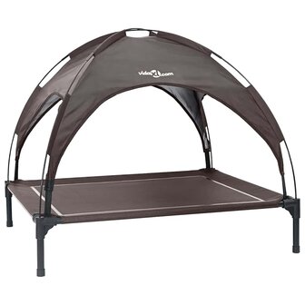 Hondenbed Bruin l Staal 2