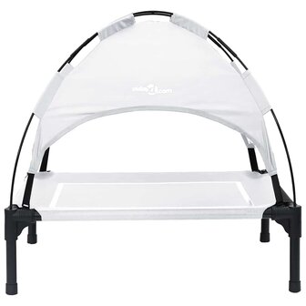 Hondenbed Zilvergrijs m Staal 4