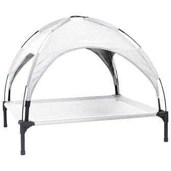 Hondenbed Zilvergrijs l Staal 2