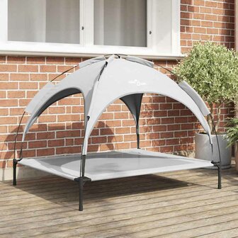 Hondenbed Zilvergrijs xl Staal 1