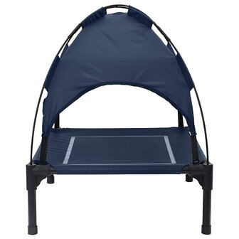 Hondenbed Marineblauw s Staal 5