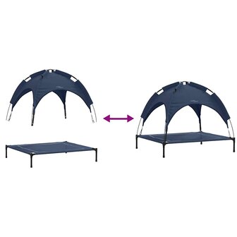 Hondenbed Marineblauw l Staal 9