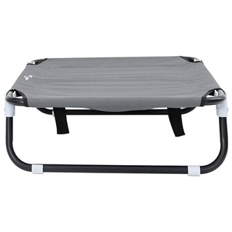 Hondenbed Lichtgrijs m Oxford Stof en Staal 5
