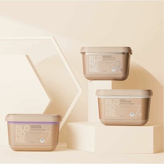Verlichter Schwarzkopf Blondme Decolorante 4