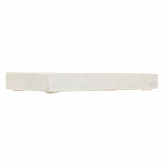 Snackdienblad Home ESPRIT Wit Gouden 30 X 15 X 3,8 CM 30,5 X 15 X 3,8 CM 3