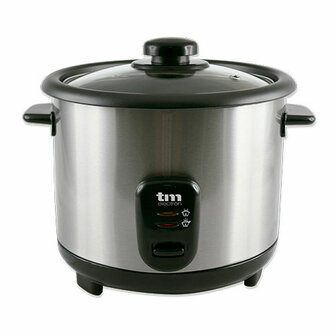 Rijstkoker TM Electron Staal Glas Roestvrij staal 500 W 1,5 L 1