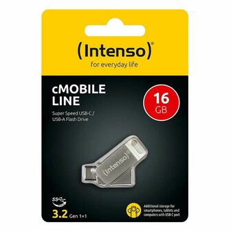 USB stick INTENSO 3536491 128 GB Zilverkleurig 3
