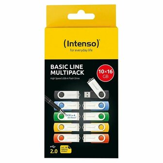 USB stick INTENSO Basic Line 16 GB 10 Stuks (10 Stuks) 2