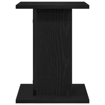 Plantenstandaard 2 pcs Zwart eiken 30 x 30 x 40 cm Bewerkt hout 7