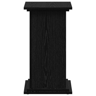 Plantenstandaard Zwart eiken 33 x 33 x 60 cm Bewerkt hout 6