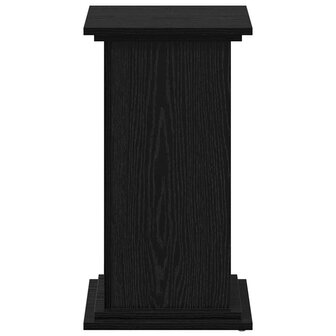 Plantenstandaard Zwart eiken 33 x 33 x 60 cm Bewerkt hout 7