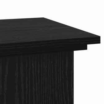 Plantenstandaard Zwart eiken 33 x 33 x 60 cm Bewerkt hout 8