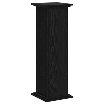 Plantenstandaard Zwart eiken 33 x 33 x 100 cm Bewerkt hout 5